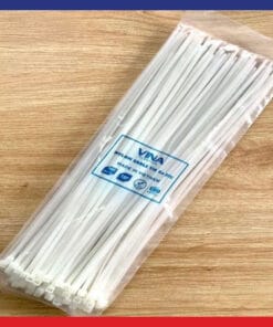 Dây rút nhựa Vina 300mm (5×300) - Trắng
