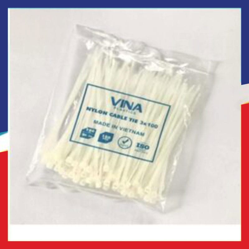 Dây rút nhựa Vina 100mm (3 x 100)